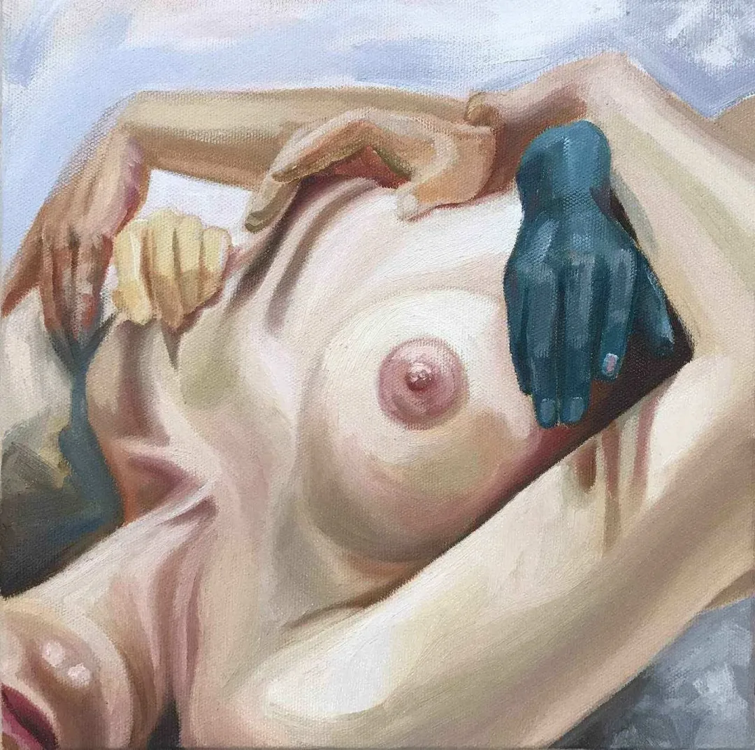 CANSU SÖNMEZ — “Temas ve İzler”, 2017 "Temas ve İzler" eseri CANSU SÖNMEZ tarafından 2017 yılında 25x25 cm ölçülerinde Tuval üzeri yağlı boya tekniği ile yapılmıştır.