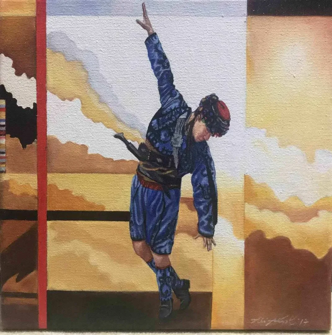 ALİ AKYOL — “isimsiz”, 2017 "isimsiz" eseri ALİ AKYOL tarafından 2017 yılında 25x25 cm ölçülerinde Tuval üzeri yağlı boya tekniği ile yapılmıştır.