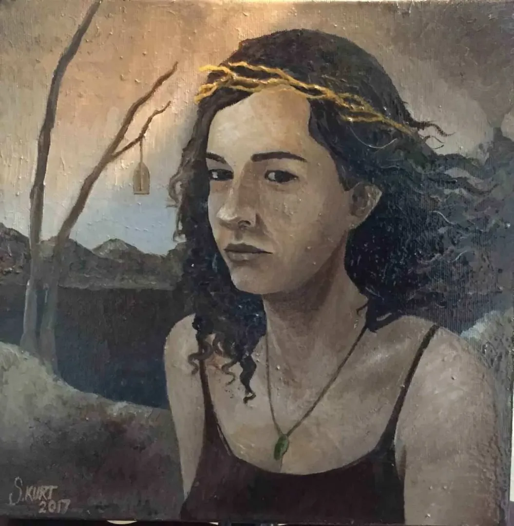SAMİ KURT — “Özgür”, 2017 "Özgür" eseri SAMİ KURT tarafından 2017 yılında 25x25 cm ölçülerinde Tuval üzeri yağlı boya tekniği ile yapılmıştır.