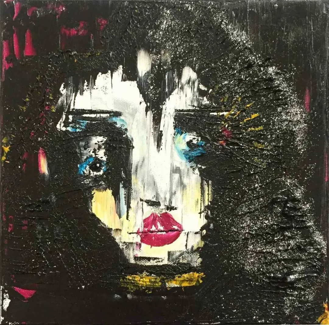 YEŞİM DERELİ — “Kurban”, 2017 "Kurban" eseri YEŞİM DERELİ tarafından 2017 yılında 25x25 cm ölçülerinde Tuval üzeri karışık teknik tekniği ile yapılmıştır.