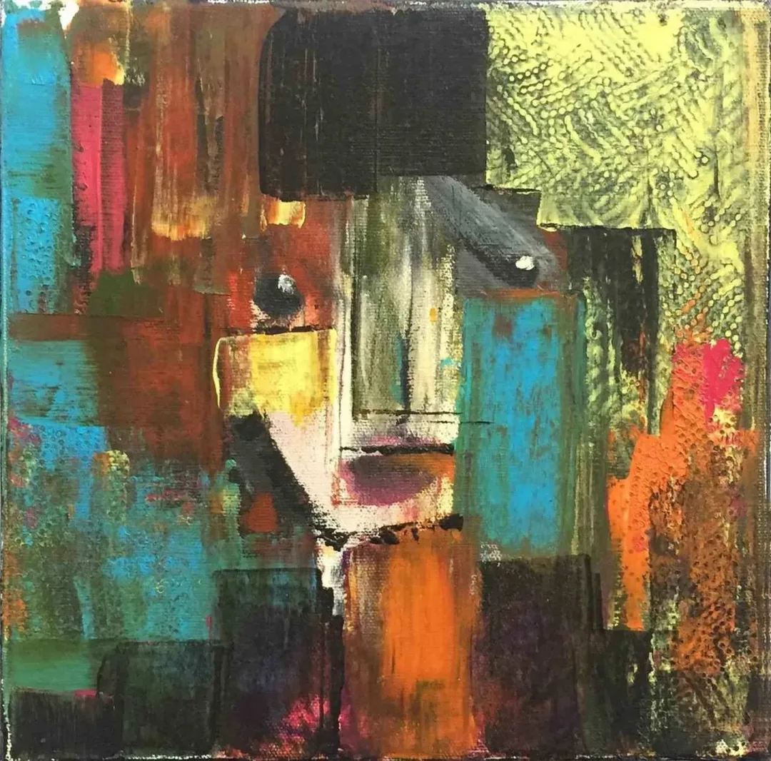 YEŞİM DERELİ — “Sana Geliyorum”, 2017 "Sana Geliyorum" eseri YEŞİM DERELİ tarafından 2017 yılında 25x25 cm ölçülerinde Tuval üzeri karışık teknik tekniği ile yapılmıştır.