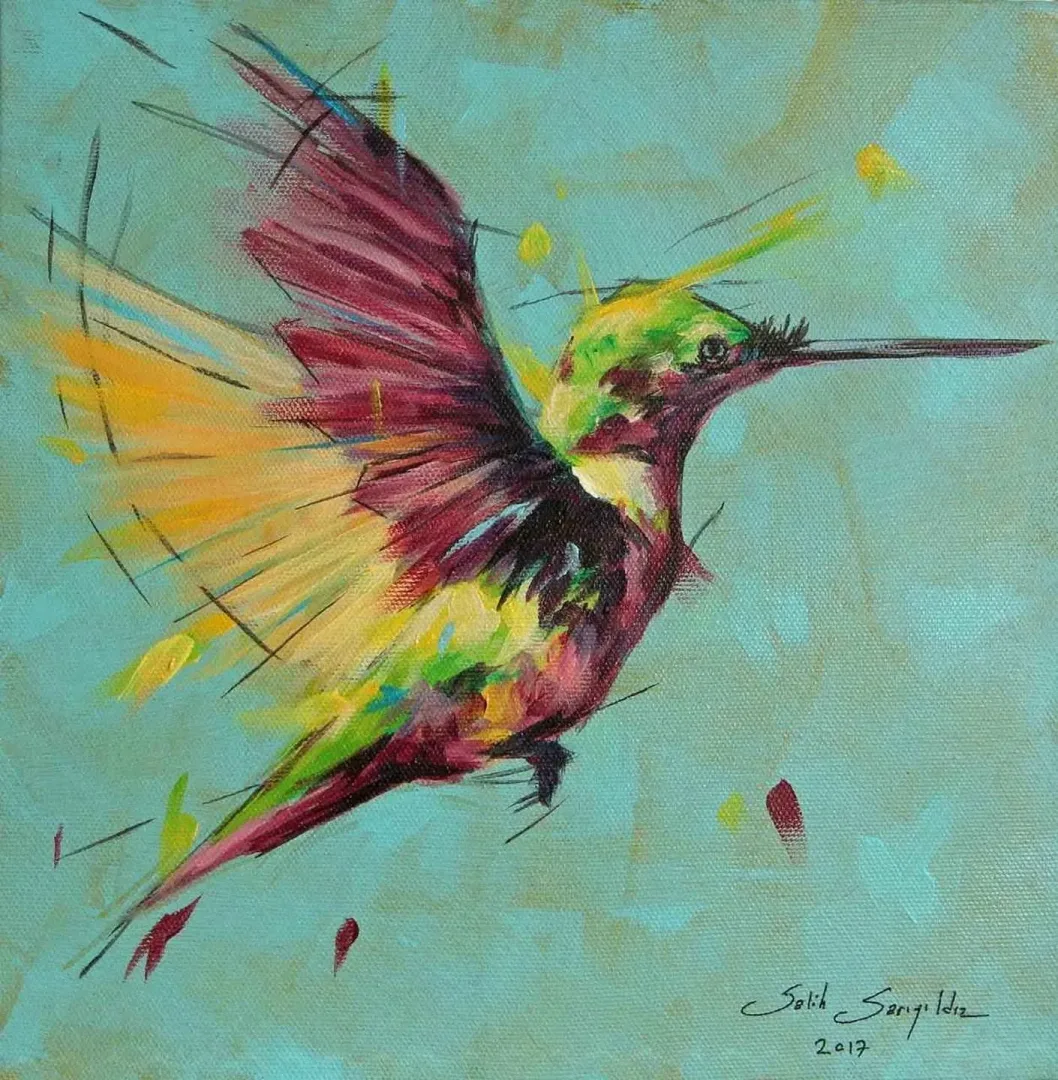 SALİH SARIYILDIZ — “isimsiz”, 2017 "isimsiz" eseri SALİH SARIYILDIZ tarafından 2017 yılında 25x25 cm ölçülerinde Tuval üzeri yağlı boya tekniği ile yapılmıştır.