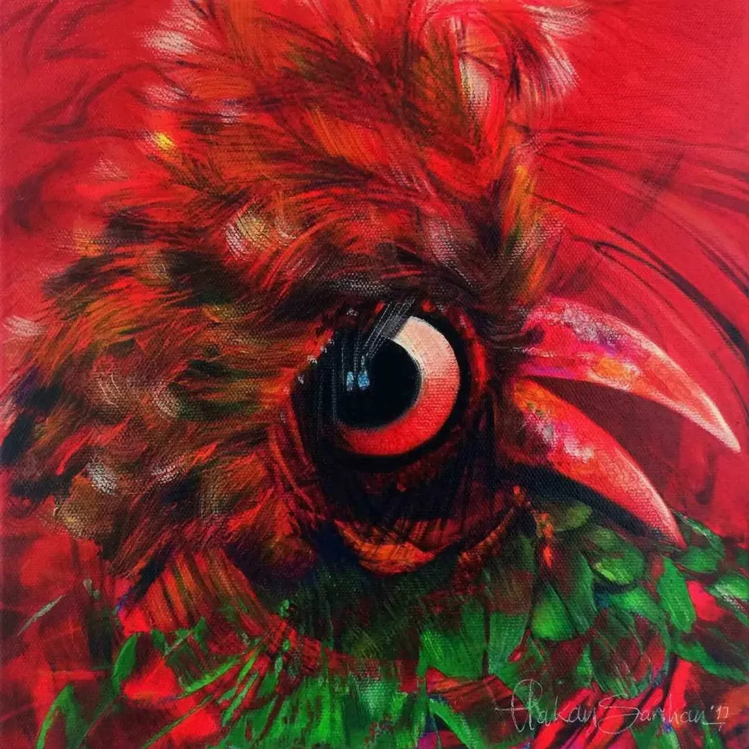 HAKAN SARIHAN — “Acayipimsiler”, 2017 "Acayipimsiler" eseri HAKAN SARIHAN tarafından 2017 yılında 25x25 cm ölçülerinde Tuval üzeri akrilik boya tekniği ile yapılmıştır.