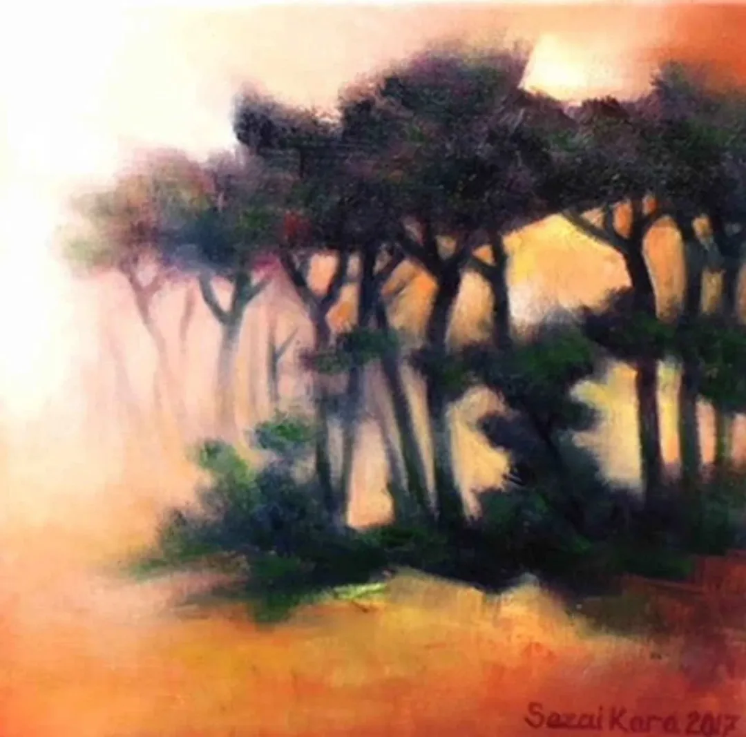 SEZAİ KARA — “isimsiz”, 2017 "isimsiz" eseri SEZAİ KARA tarafından 2017 yılında 25x25 cm ölçülerinde Tuval üzeri yağlı boya tekniği ile yapılmıştır.