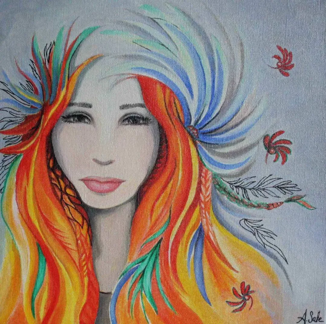 ASLI YİĞİT — “isimsiz”, 2017 "isimsiz" eseri ASLI YİĞİT tarafından 2017 yılında 25x25 cm ölçülerinde Tuval üzeri akrilik boya tekniği ile yapılmıştır.