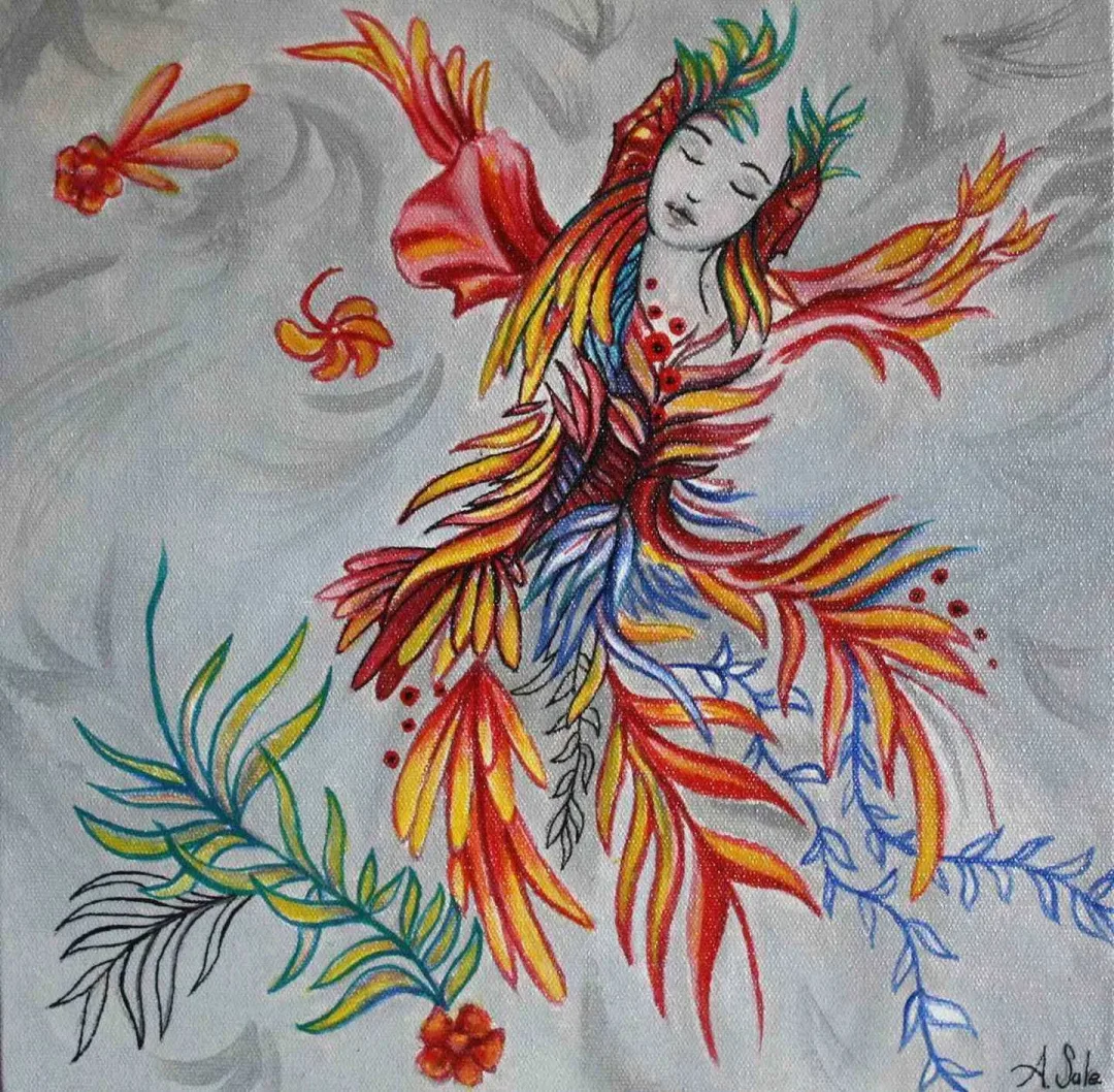 ASLI YİĞİT — “isimsiz”, 2017 "isimsiz" eseri ASLI YİĞİT tarafından 2017 yılında 25x25 cm ölçülerinde Tuval üzeri akrilik boya tekniği ile yapılmıştır.