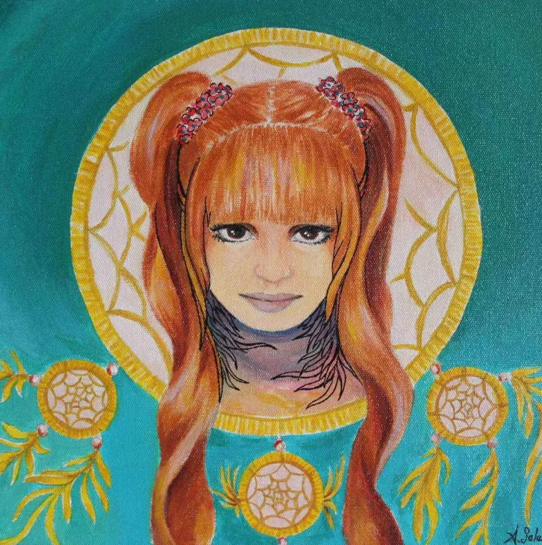 ASLI YİĞİT — “isimsiz”, 2017 "isimsiz" eseri ASLI YİĞİT tarafından 2017 yılında 25x25 cm ölçülerinde Tuval üzeri akrilik boya tekniği ile yapılmıştır.