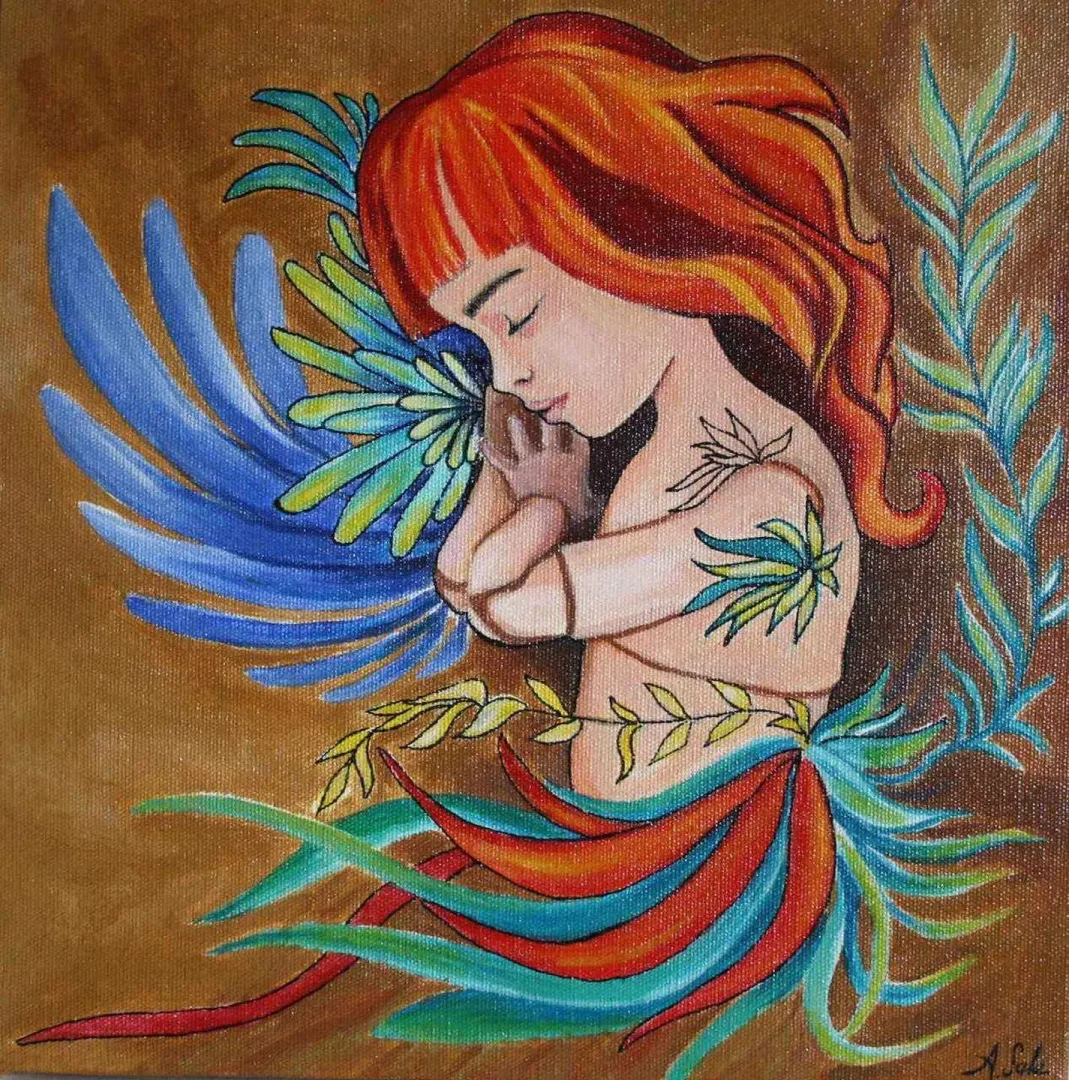 ASLI YİĞİT — “isimsiz”, 2017 "isimsiz" eseri ASLI YİĞİT tarafından 2017 yılında 25x25 cm ölçülerinde Tuval üzeri akrilik boya tekniği ile yapılmıştır.