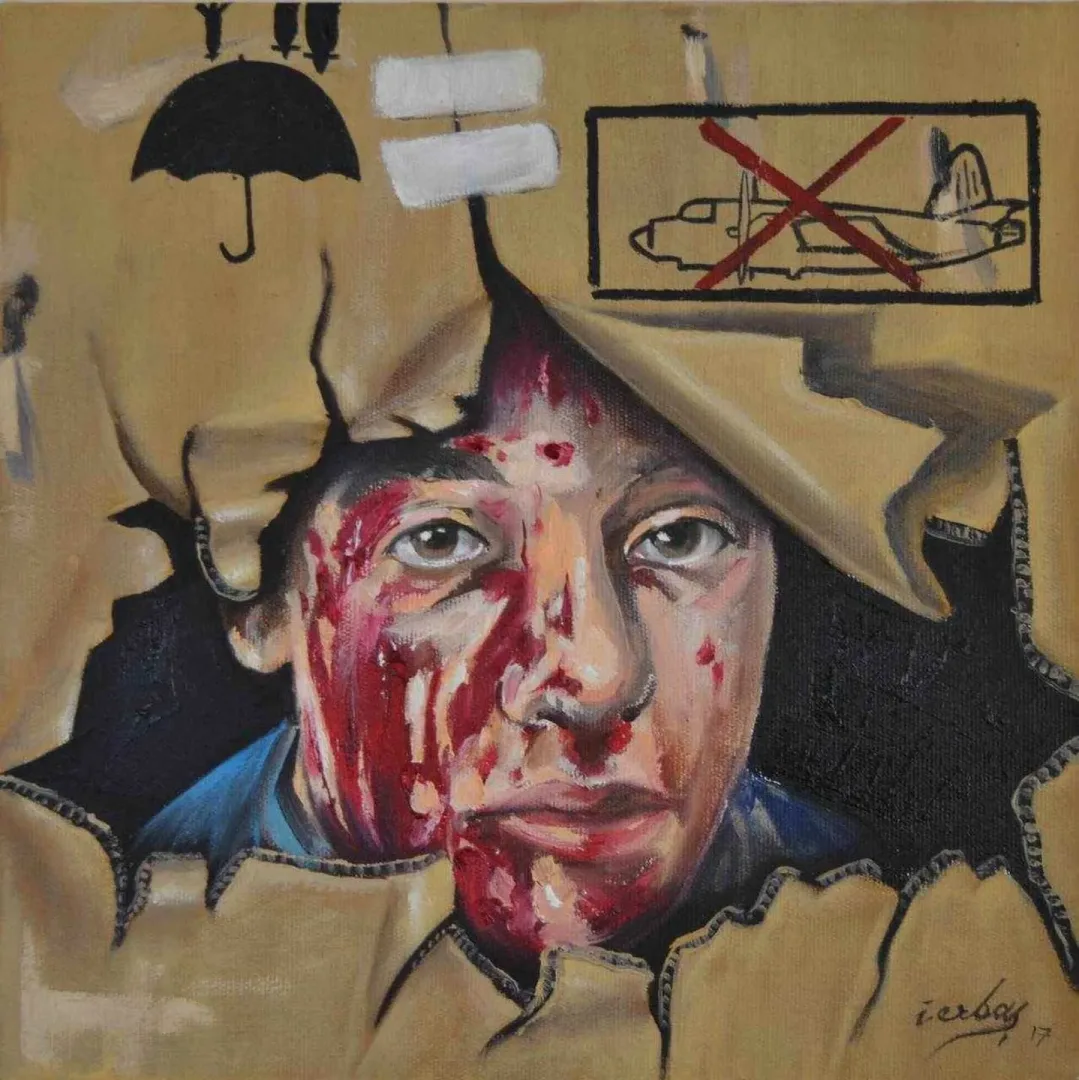 İSMAİL ERBAŞ — “isimsiz”, 2017 "isimsiz" eseri İSMAİL ERBAŞ tarafından 2017 yılında 25x25 cm ölçülerinde Tuval üzeri yağlı boya tekniği ile yapılmıştır.
