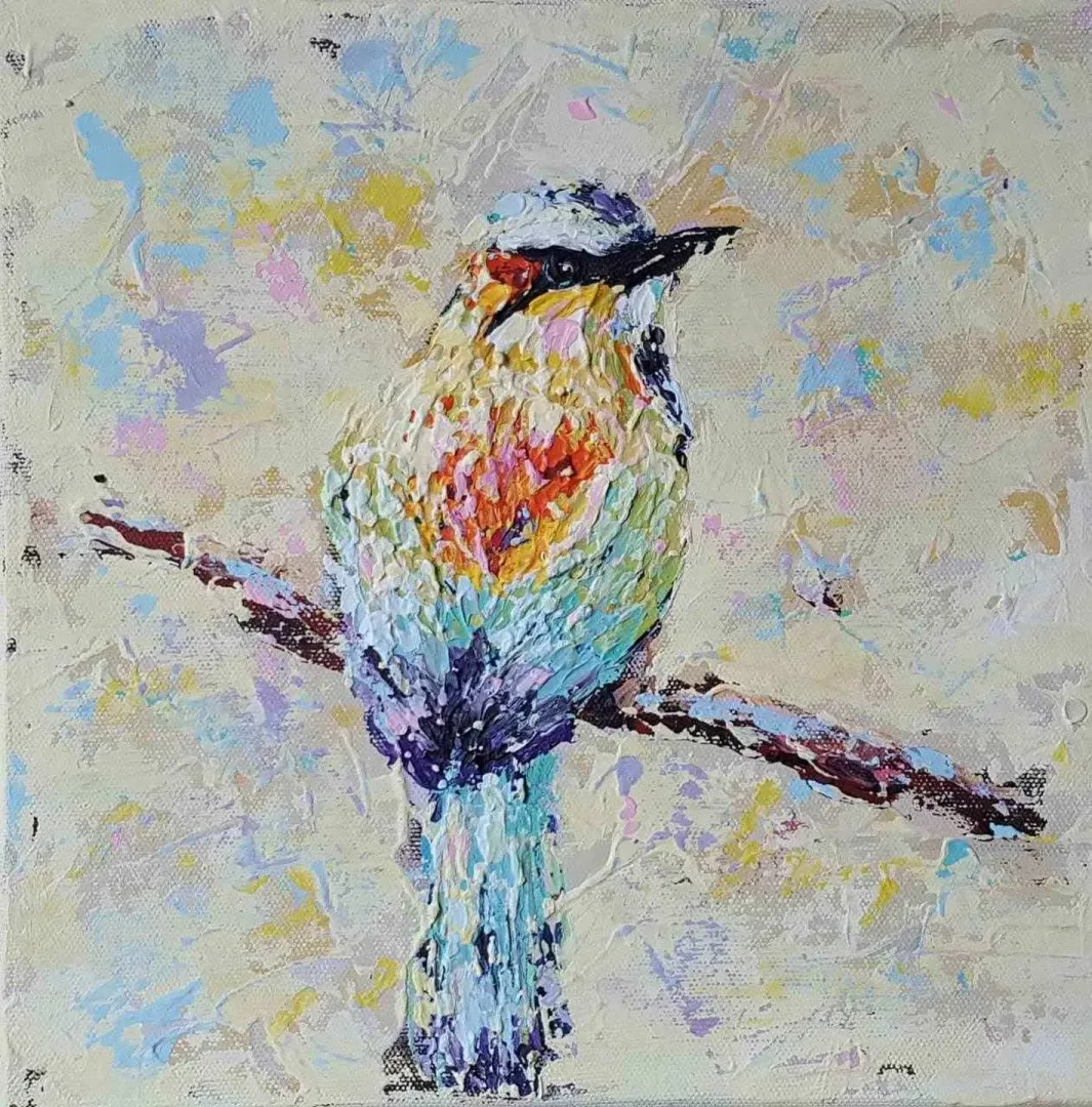 LEYLA ALİYEVA — “isimsiz”, 2017 "isimsiz" eseri LEYLA ALİYEVA tarafından 2017 yılında 25x25 cm ölçülerinde Tuval üzeri yağlı boya tekniği ile yapılmıştır.