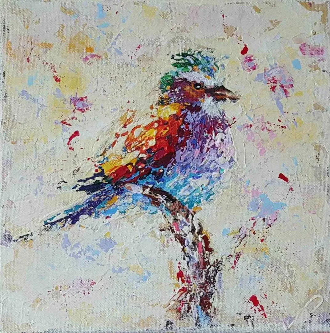 LEYLA ALİYEVA — “isimsiz”, 2017 "isimsiz" eseri LEYLA ALİYEVA tarafından 2017 yılında 25x25 cm ölçülerinde Tuval üzeri yağlı boya tekniği ile yapılmıştır.