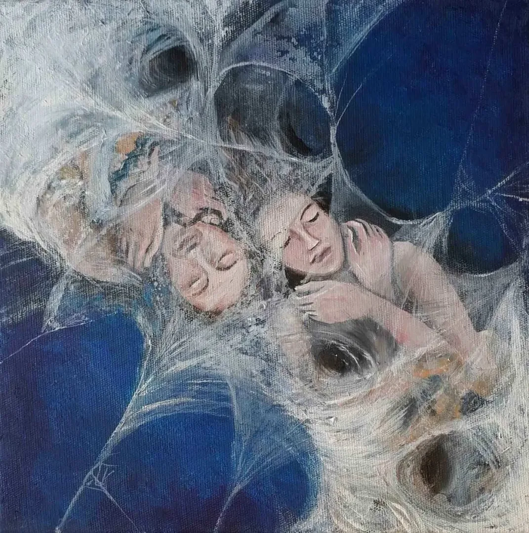 MİHRİBAN YILMAZ — “sessiz mahkumlar”, 2017 "sessiz mahkumlar" eseri MİHRİBAN YILMAZ tarafından 2017 yılında 25x25 cm ölçülerinde Tuval üzeri yağlı boya tekniği ile yapılmıştır.