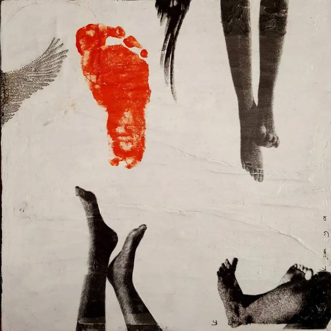 YUNUS KAYA — “isimsiz”, 2017 "isimsiz" eseri YUNUS KAYA tarafından 2017 yılında 25x25 cm ölçülerinde Tuval üzeri karışık teknik tekniği ile yapılmıştır.