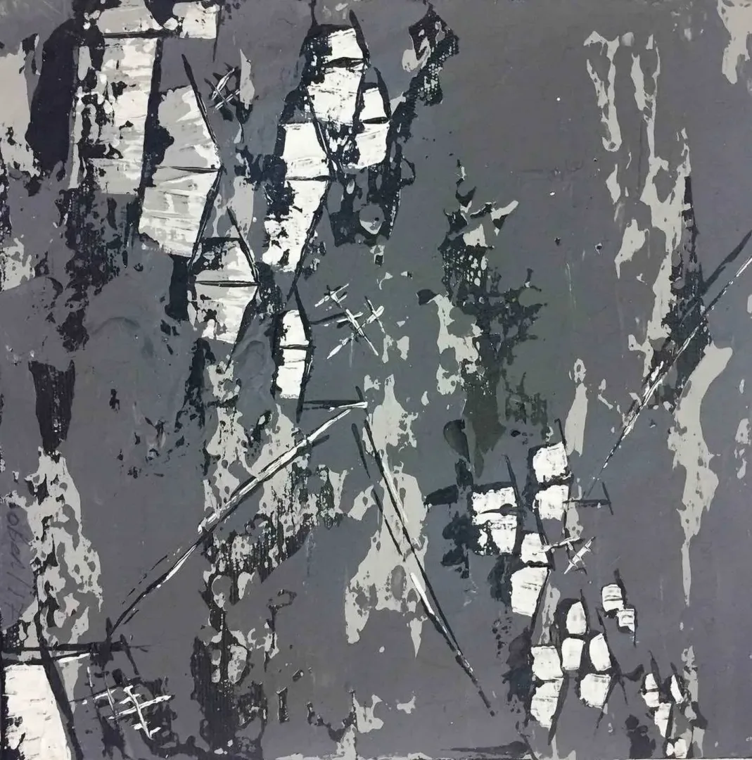 OBEN YILMAZ — “isimsiz”, 2017 "isimsiz" eseri OBEN YILMAZ tarafından 2017 yılında 25x25 cm ölçülerinde Tuval üzeri akrilik boya tekniği ile yapılmıştır.