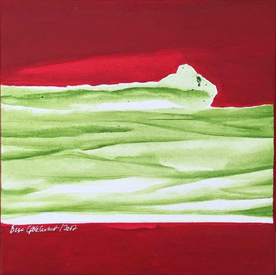 ÖZGE GÖKBULUT ÖZDEMİR — “isimsiz”, 2017 "isimsiz" eseri ÖZGE GÖKBULUT ÖZDEMİR tarafından 2017 yılında 25x25 cm ölçülerinde Tuval üzeri yağlı boya tekniği ile yapılmıştır.