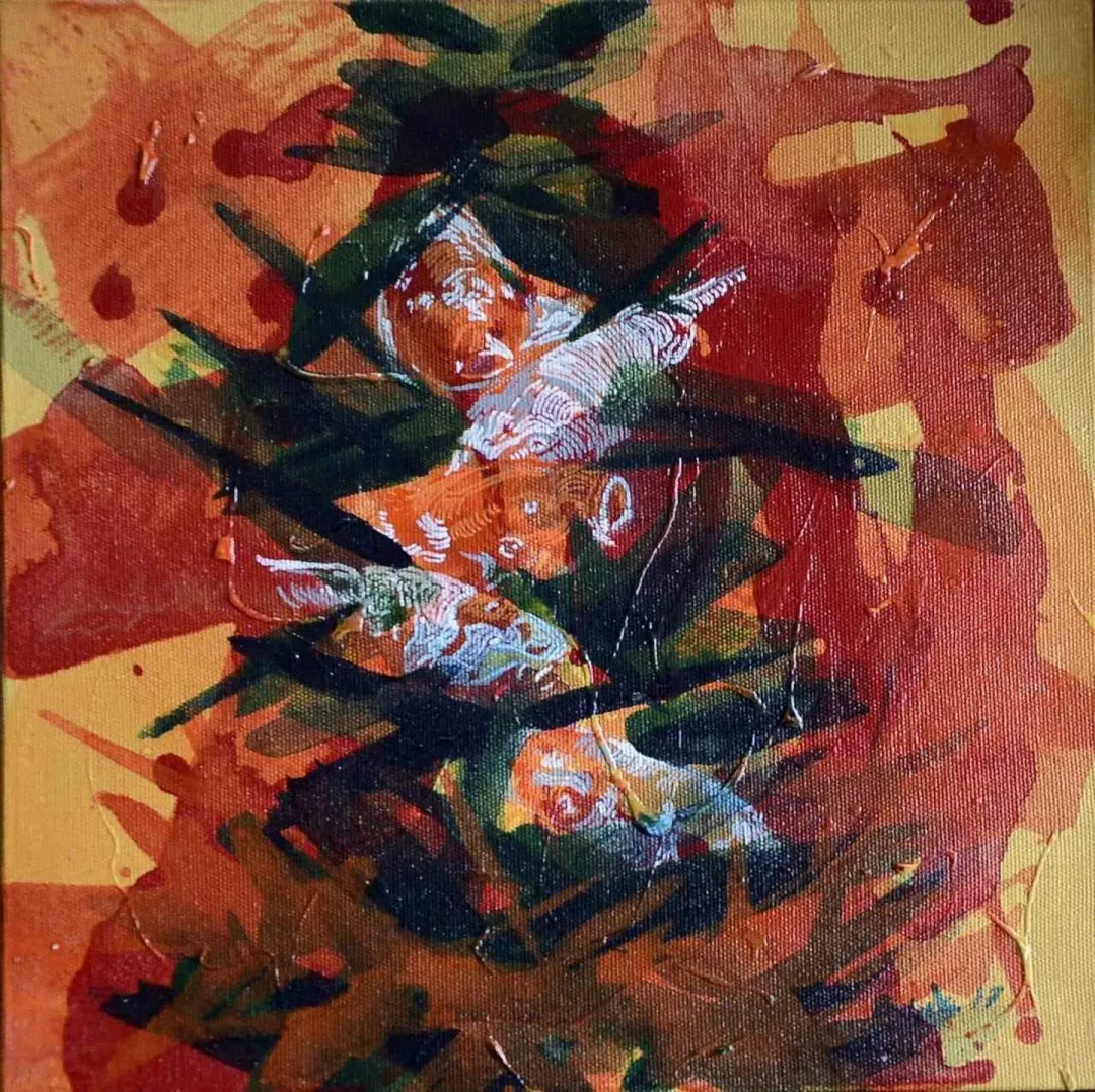 BURAK YAVUZYILMAZ — “isimsiz”, 2017 "isimsiz" eseri BURAK YAVUZYILMAZ tarafından 2017 yılında 25x25 cm ölçülerinde Tuval üzeri yağlı boya tekniği ile yapılmıştır.
