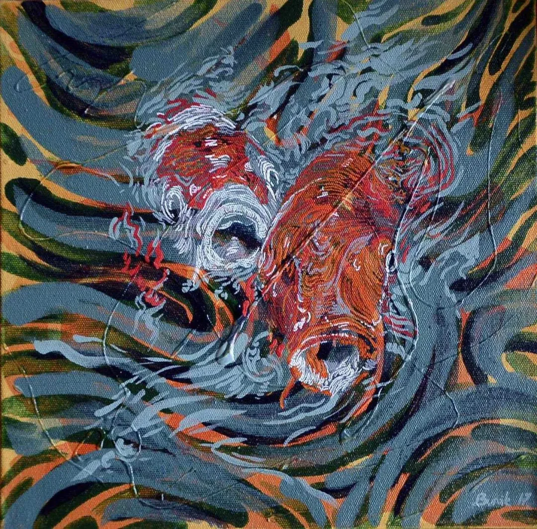 BURAK YAVUZYILMAZ — “isimsiz”, 2017 "isimsiz" eseri BURAK YAVUZYILMAZ tarafından 2017 yılında 25x25 cm ölçülerinde Tuval üzeri yağlı boya tekniği ile yapılmıştır.