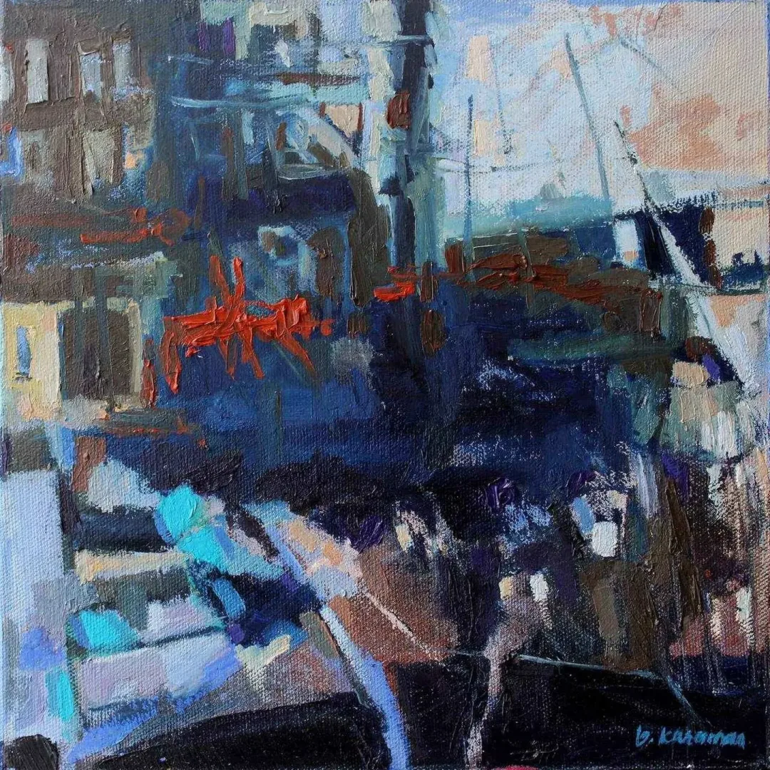 BAHAR KARAMAN GÜVENÇ — “isimsiz”, 2017 "isimsiz" eseri BAHAR KARAMAN GÜVENÇ tarafından 2017 yılında 25x25 cm ölçülerinde Tuval üzeri yağlı boya tekniği ile yapılmıştır.