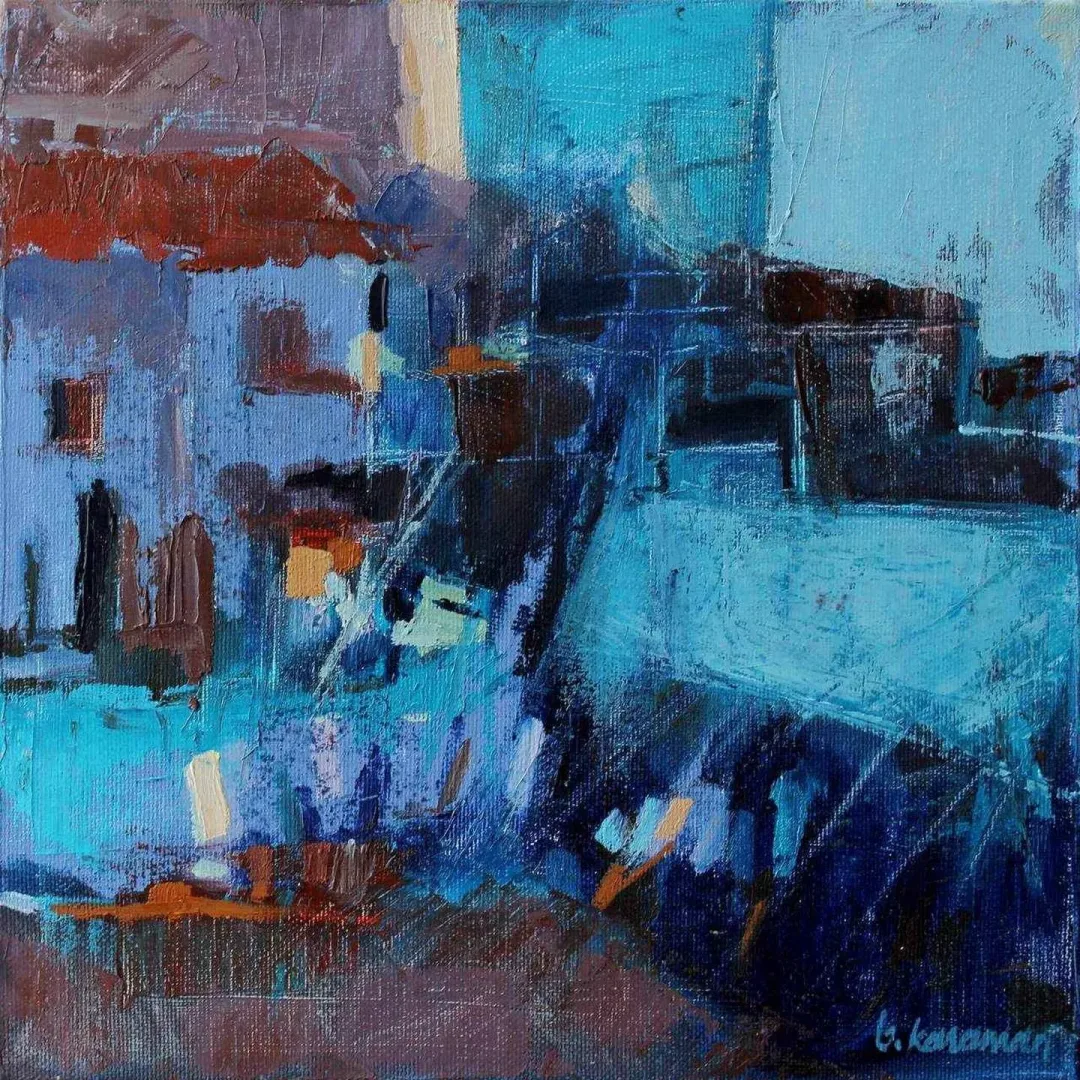 BAHAR KARAMAN GÜVENÇ — “isimsiz”, 2017 "isimsiz" eseri BAHAR KARAMAN GÜVENÇ tarafından 2017 yılında 25x25 cm ölçülerinde Tuval üzeri yağlı boya tekniği ile yapılmıştır.