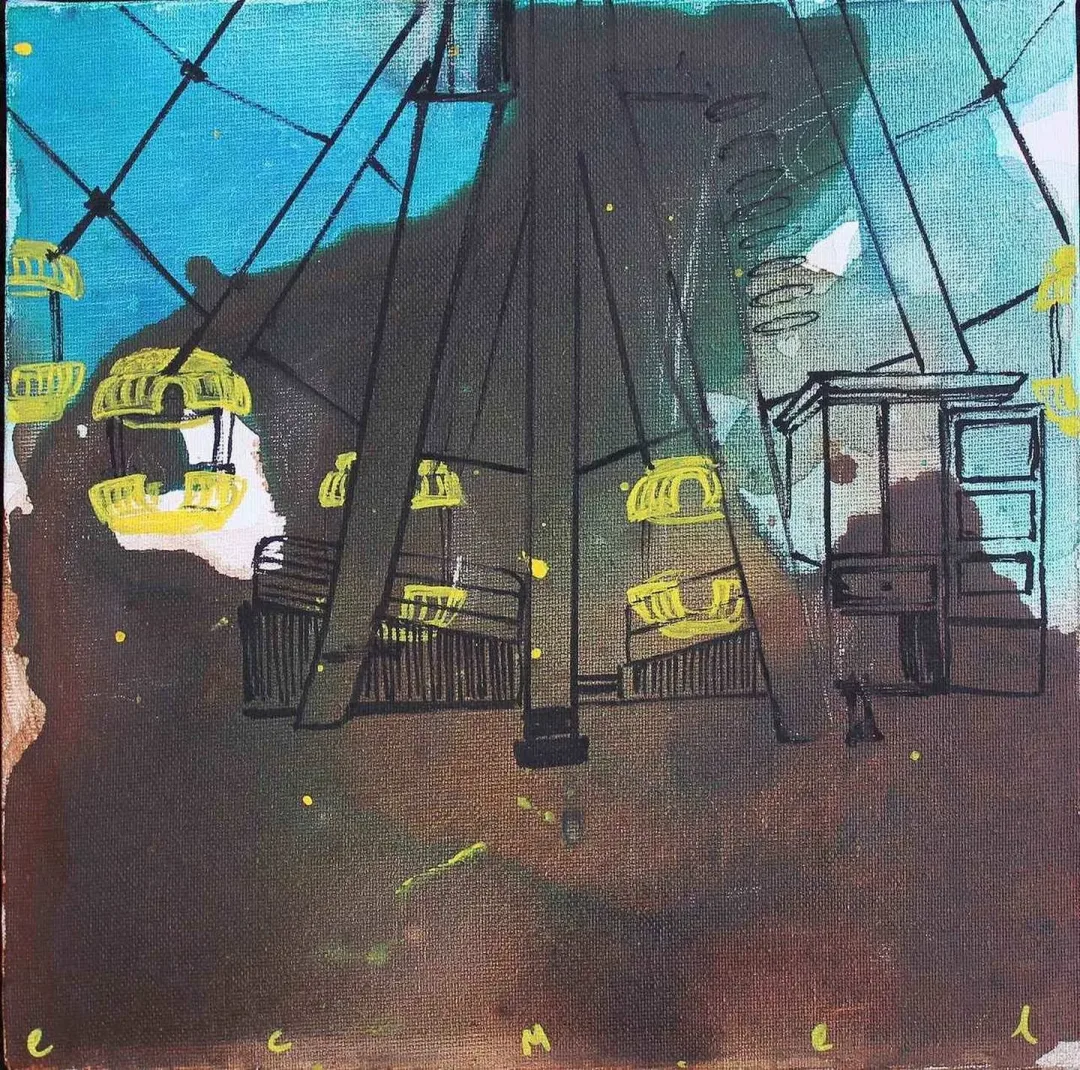 ECMEL SARIKAYA — “isimsiz”, 2017 "isimsiz" eseri ECMEL SARIKAYA tarafından 2017 yılında 25x25 cm ölçülerinde Tuval üzeri yağlı boya tekniği ile yapılmıştır.