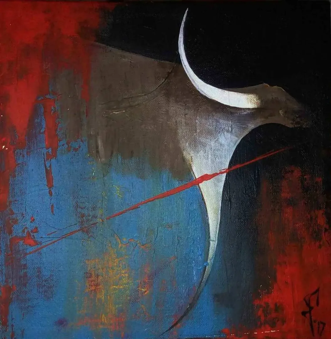 YASEMİN KÜLAHOĞLU — “isimsiz”, 2017 "isimsiz" eseri YASEMİN KÜLAHOĞLU tarafından 2017 yılında 25x25 cm ölçülerinde Tuval üzeri yağlı boya tekniği ile yapılmıştır.