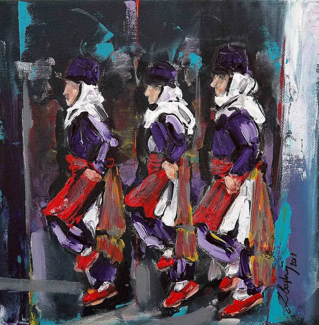 ZUHAL BAŞBUĞ — “isimsiz”, 2017 "isimsiz" eseri ZUHAL BAŞBUĞ tarafından 2017 yılında 25x25 cm ölçülerinde Tuval üzeri yağlı boya tekniği ile yapılmıştır.
