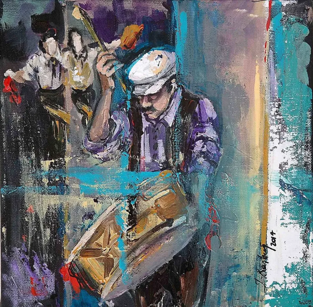 ZUHAL BAŞBUĞ — “isimsiz”, 2017 "isimsiz" eseri ZUHAL BAŞBUĞ tarafından 2017 yılında 25x25 cm ölçülerinde Tuval üzeri yağlı boya tekniği ile yapılmıştır.
