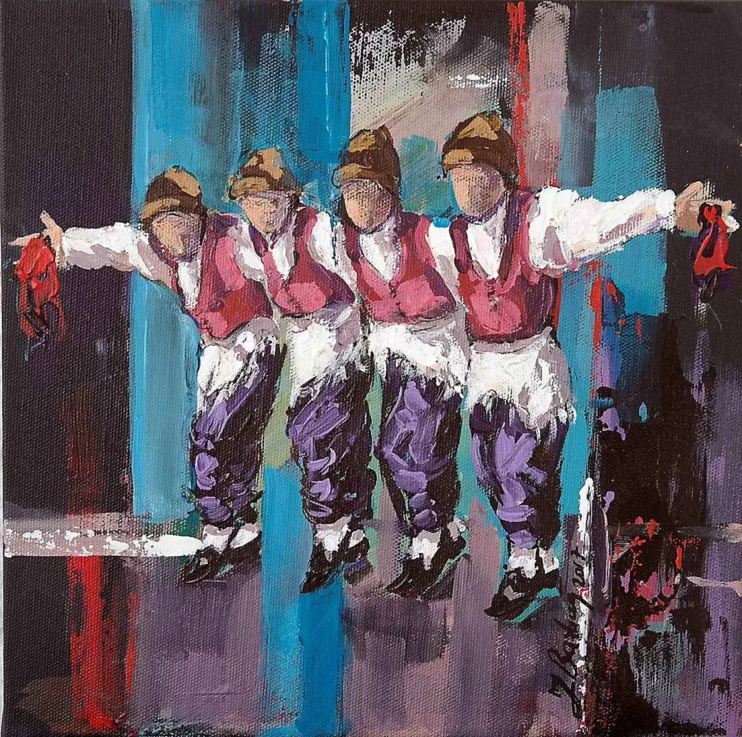 ZUHAL BAŞBUĞ — “isimsiz”, 2017 "isimsiz" eseri ZUHAL BAŞBUĞ tarafından 2017 yılında 25x25 cm ölçülerinde Tuval üzeri yağlı boya tekniği ile yapılmıştır.