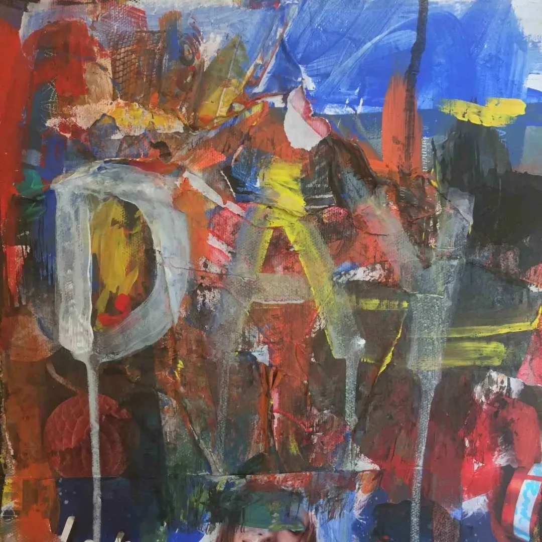 YAĞMUR TURAN — “Day”, 2017 "Day" eseri YAĞMUR TURAN tarafından 2017 yılında 25x25 cm ölçülerinde Tuval üzeri karışık teknik tekniği ile yapılmıştır.