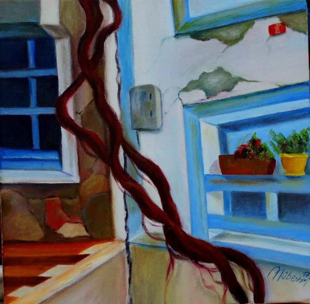 MÜBERRA BÜLBÜL — “25x25”, 2017 "25x25" eseri MÜBERRA BÜLBÜL tarafından 2017 yılında 25x25 cm ölçülerinde Tuval üzeri yağlı boya tekniği ile yapılmıştır.
