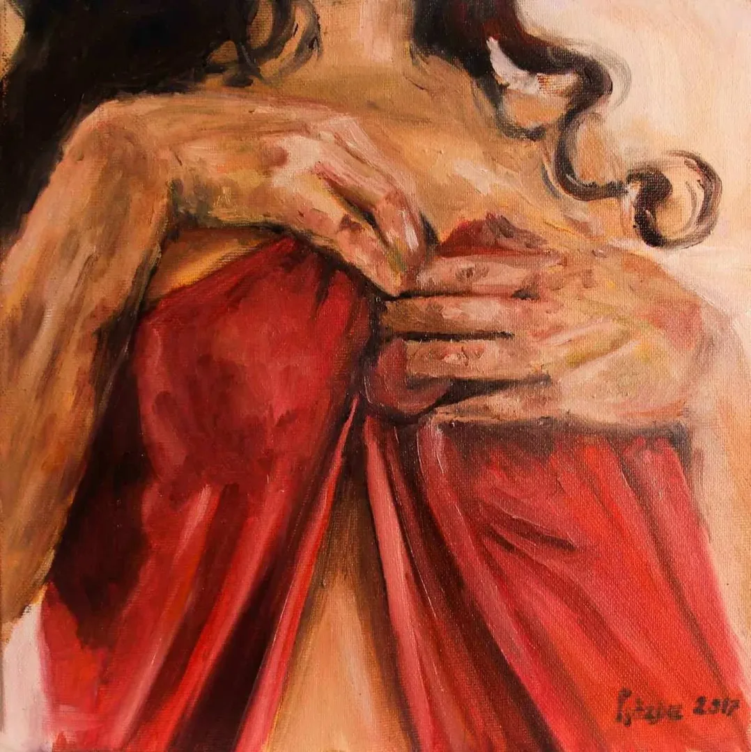 GÖZDE AYTAÇ — “25x25”, 2017 "25x25" eseri GÖZDE AYTAÇ tarafından 2017 yılında 25x25 cm ölçülerinde Tuval üzeri yağlı boya tekniği ile yapılmıştır.
