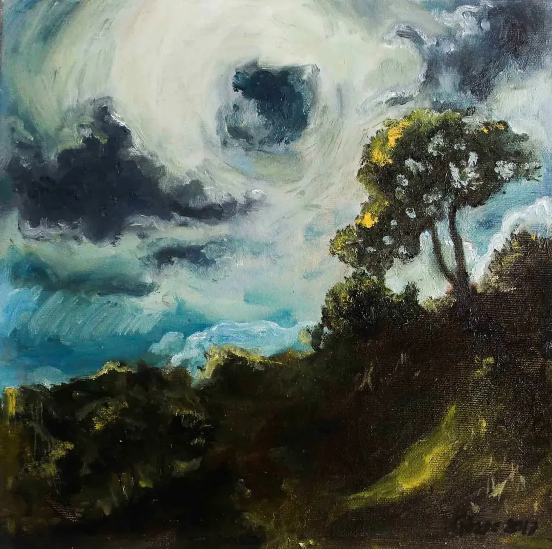 GÖZDE AYTAÇ — “25x25”, 2017 "25x25" eseri GÖZDE AYTAÇ tarafından 2017 yılında 25x25 cm ölçülerinde Tuval üzeri yağlı boya tekniği ile yapılmıştır.