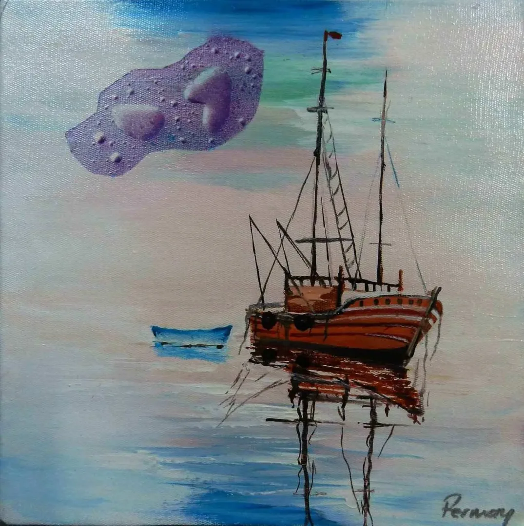 FERMAN AYDIN — “25x25”, 2017 "25x25" eseri FERMAN AYDIN tarafından 2017 yılında 25x25 cm ölçülerinde Tuval üzeri akrilik boya tekniği ile yapılmıştır.