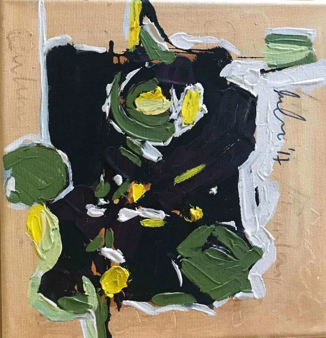 MERVE GÜVEN — “25x25”, 2017 "25x25" eseri MERVE GÜVEN tarafından 2017 yılında 25x25 cm ölçülerinde Tuval üzeri akrilik boya tekniği ile yapılmıştır.