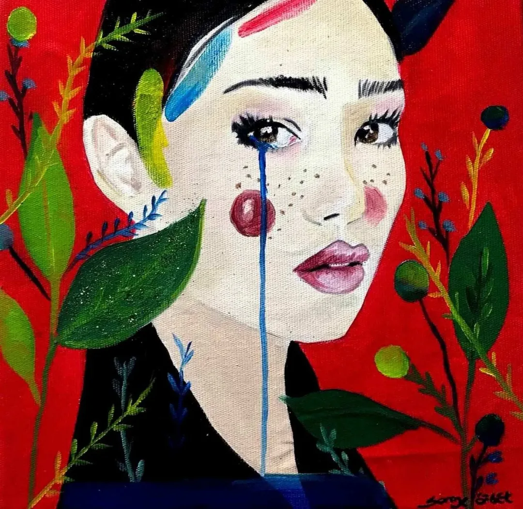 SANİYE ÖZBEK — “25x25”, 2017 "25x25" eseri SANİYE ÖZBEK tarafından 2017 yılında 25x25 cm ölçülerinde Tuval üzeri akrilik boya tekniği ile yapılmıştır.