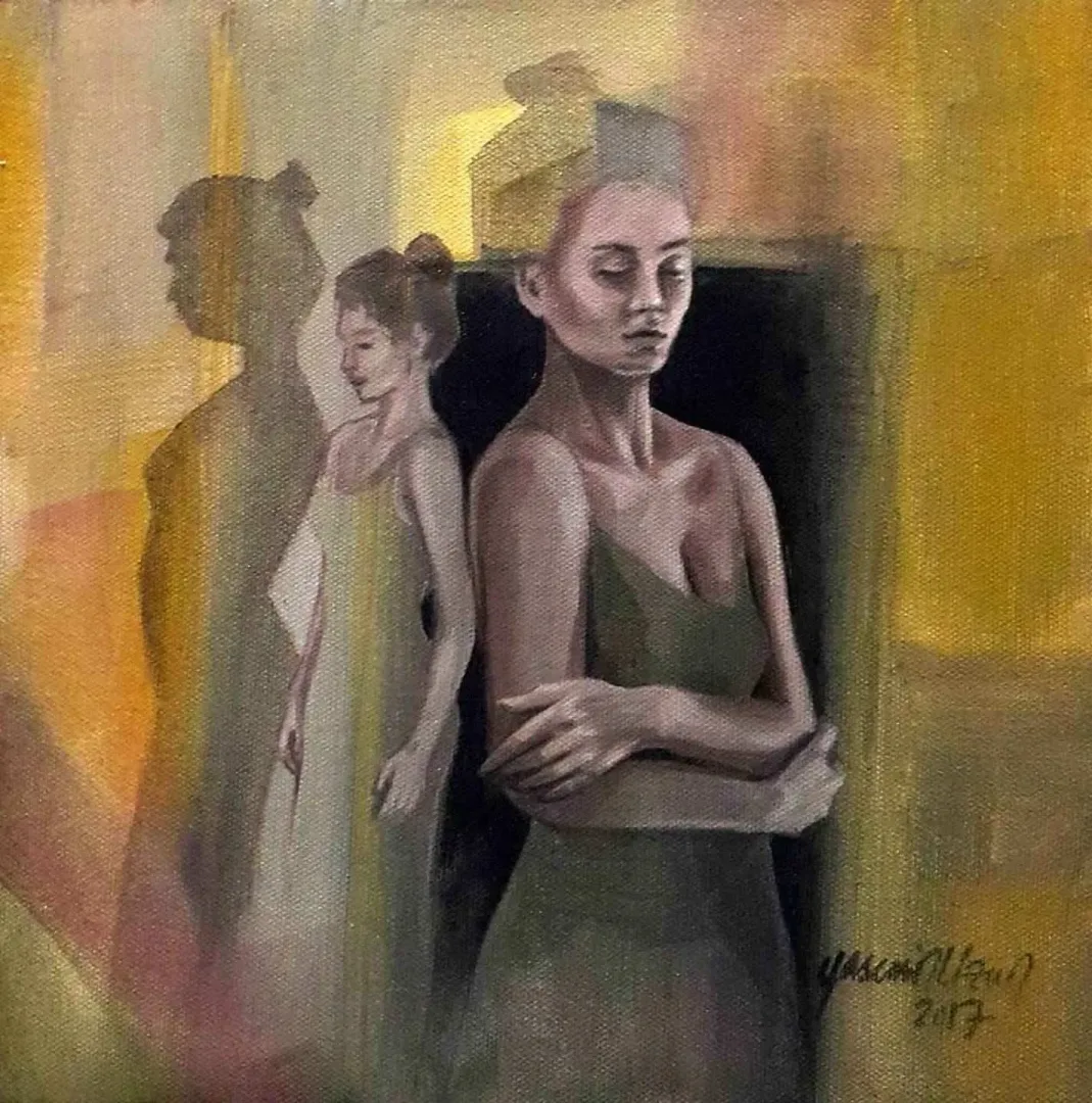 YASEMİN UZUN — “Kara Tahta”, 2017 "Kara Tahta" eseri YASEMİN UZUN tarafından 2017 yılında 25x25 cm ölçülerinde Tuval üzeri yağlı boya tekniği ile yapılmıştır.