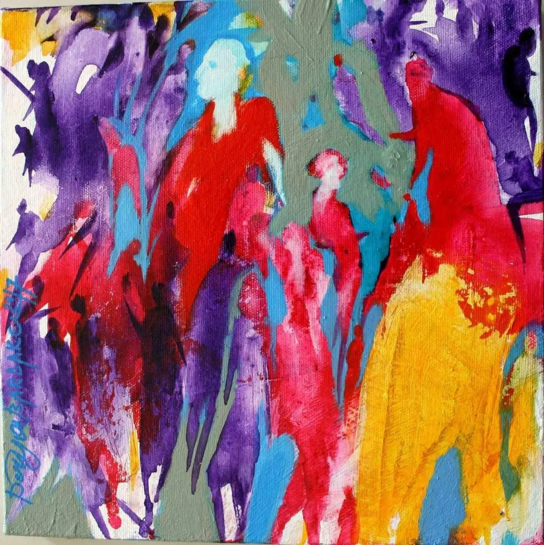 DERYA BARDAKÇI — “isimsiz”, 2017 "isimsiz" eseri DERYA BARDAKÇI tarafından 2017 yılında 25x25 cm ölçülerinde Tuval üzeri akrilik boya tekniği ile yapılmıştır.