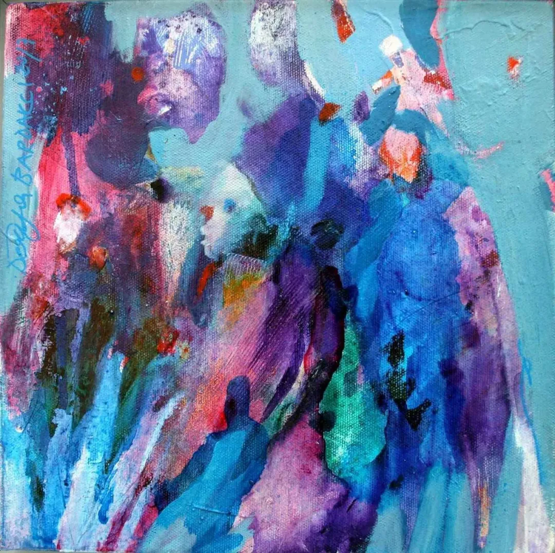 DERYA BARDAKÇI — “isimsiz”, 2017 "isimsiz" eseri DERYA BARDAKÇI tarafından 2017 yılında 25x25 cm ölçülerinde Tuval üzeri akrilik boya tekniği ile yapılmıştır.