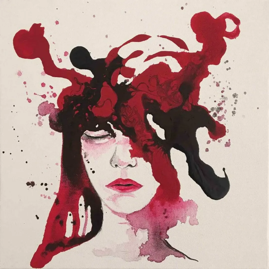ÇAĞLA YARICI — “isimsiz”, 2017 "isimsiz" eseri ÇAĞLA YARICI tarafından 2017 yılında 25x25 cm ölçülerinde Tuval üzeri akrilik boya tekniği ile yapılmıştır.