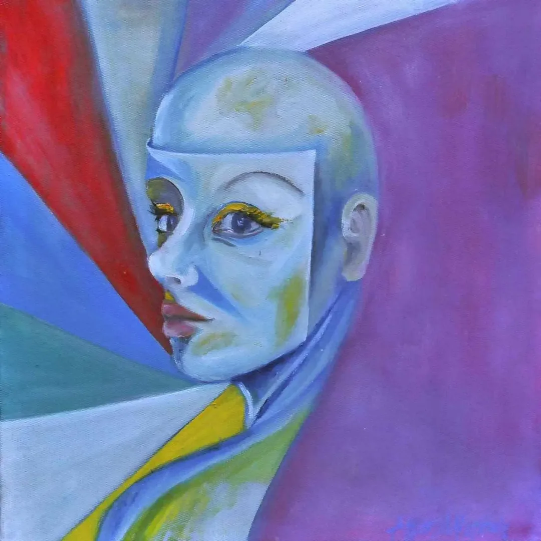 AYFER ALTUNTAŞ — “isimsiz”, 2017 "isimsiz" eseri AYFER ALTUNTAŞ tarafından 2017 yılında 25x25 cm ölçülerinde Tuval üzeri akrilik boya tekniği ile yapılmıştır.