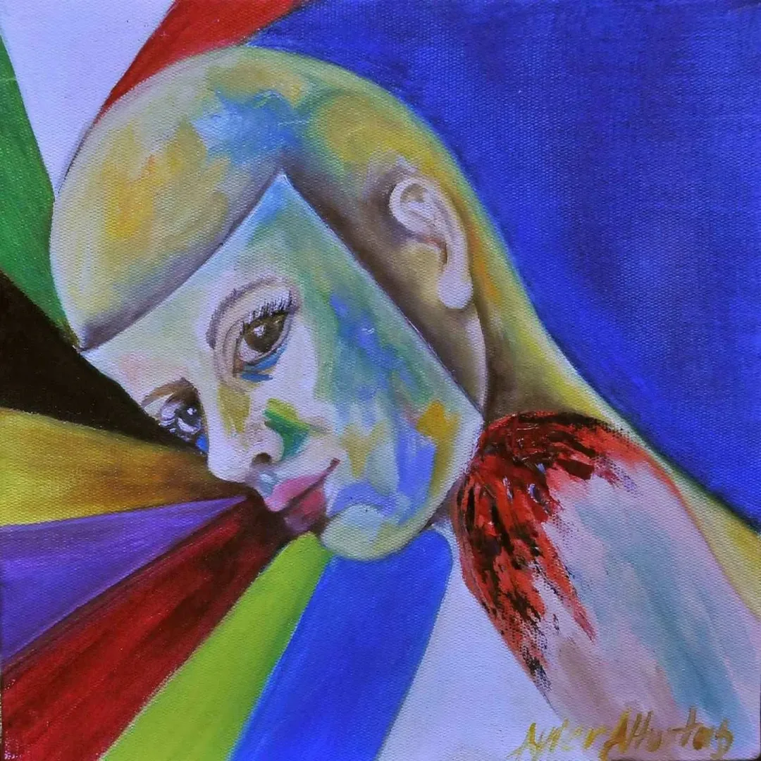 AYFER ALTUNTAŞ — “isimsiz”, 2017 "isimsiz" eseri AYFER ALTUNTAŞ tarafından 2017 yılında 25x25 cm ölçülerinde Tuval üzeri akrilik boya tekniği ile yapılmıştır.