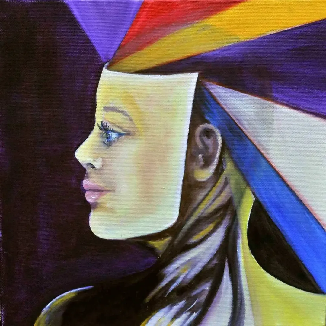 AYFER ALTUNTAŞ — “isimsiz”, 2017 "isimsiz" eseri AYFER ALTUNTAŞ tarafından 2017 yılında 25x25 cm ölçülerinde Tuval üzeri akrilik boya tekniği ile yapılmıştır.