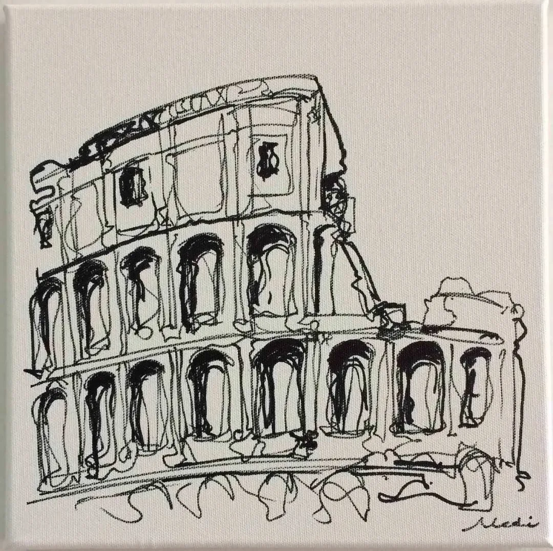 MEDİHA ESMERAY — “isimsiz”, 2017 "isimsiz" eseri MEDİHA ESMERAY tarafından 2017 yılında 25x25 cm ölçülerinde Tuval üzeri yağlı boya tekniği ile yapılmıştır.