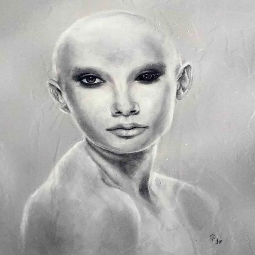 ÇİĞDEM YILDIRIM — “isimsiz”, 2017 "isimsiz" eseri ÇİĞDEM YILDIRIM tarafından 2017 yılında 25x25 cm ölçülerinde Tuval üzeri yağlı boya tekniği ile yapılmıştır.