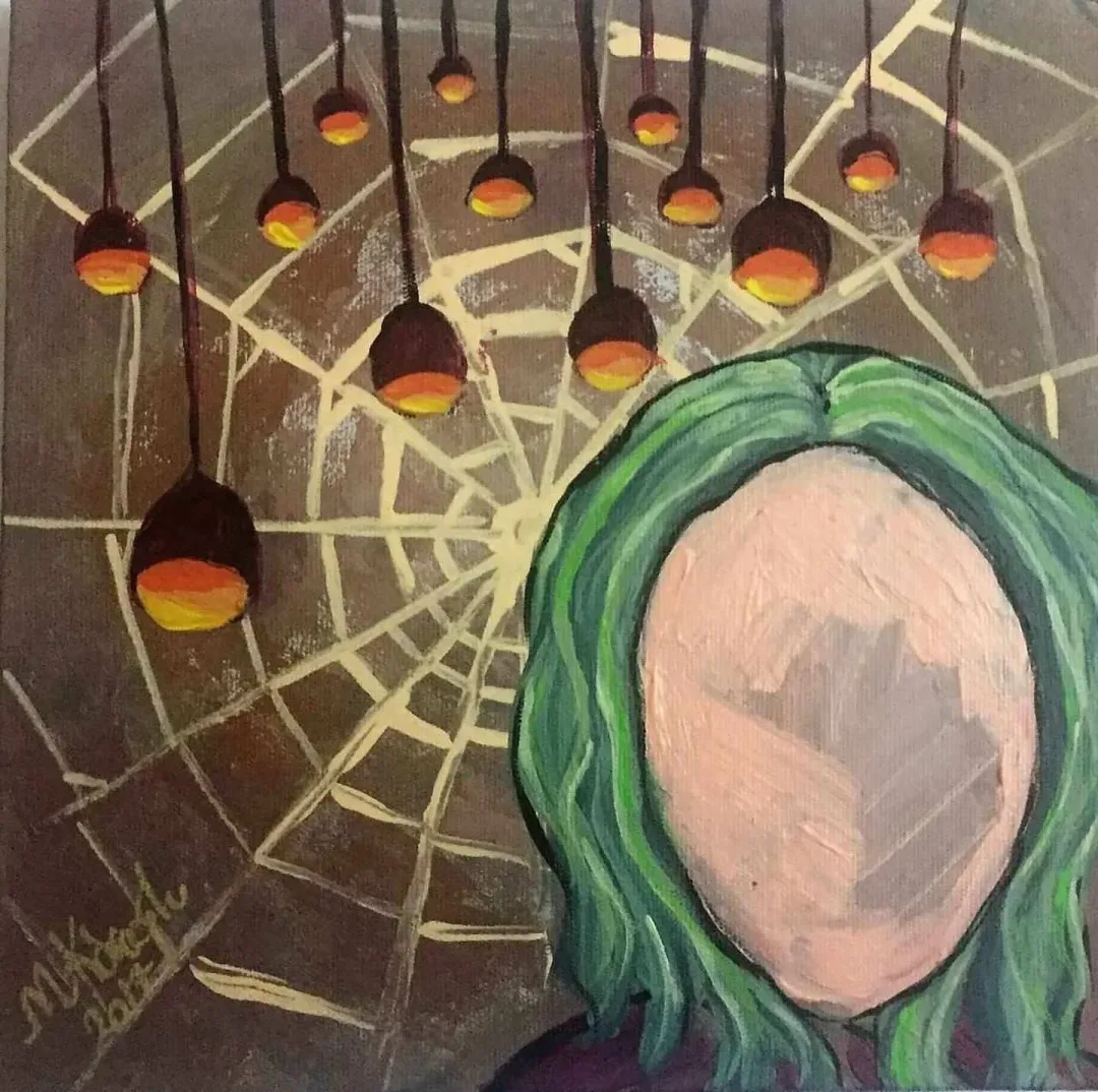 MELİKE KÖROĞLU — “isimsiz” "isimsiz" eseri MELİKE KÖROĞLU tarafından 25x25 cm ölçülerinde Tuval üzeri yağlı boya tekniği ile yapılmıştır.
