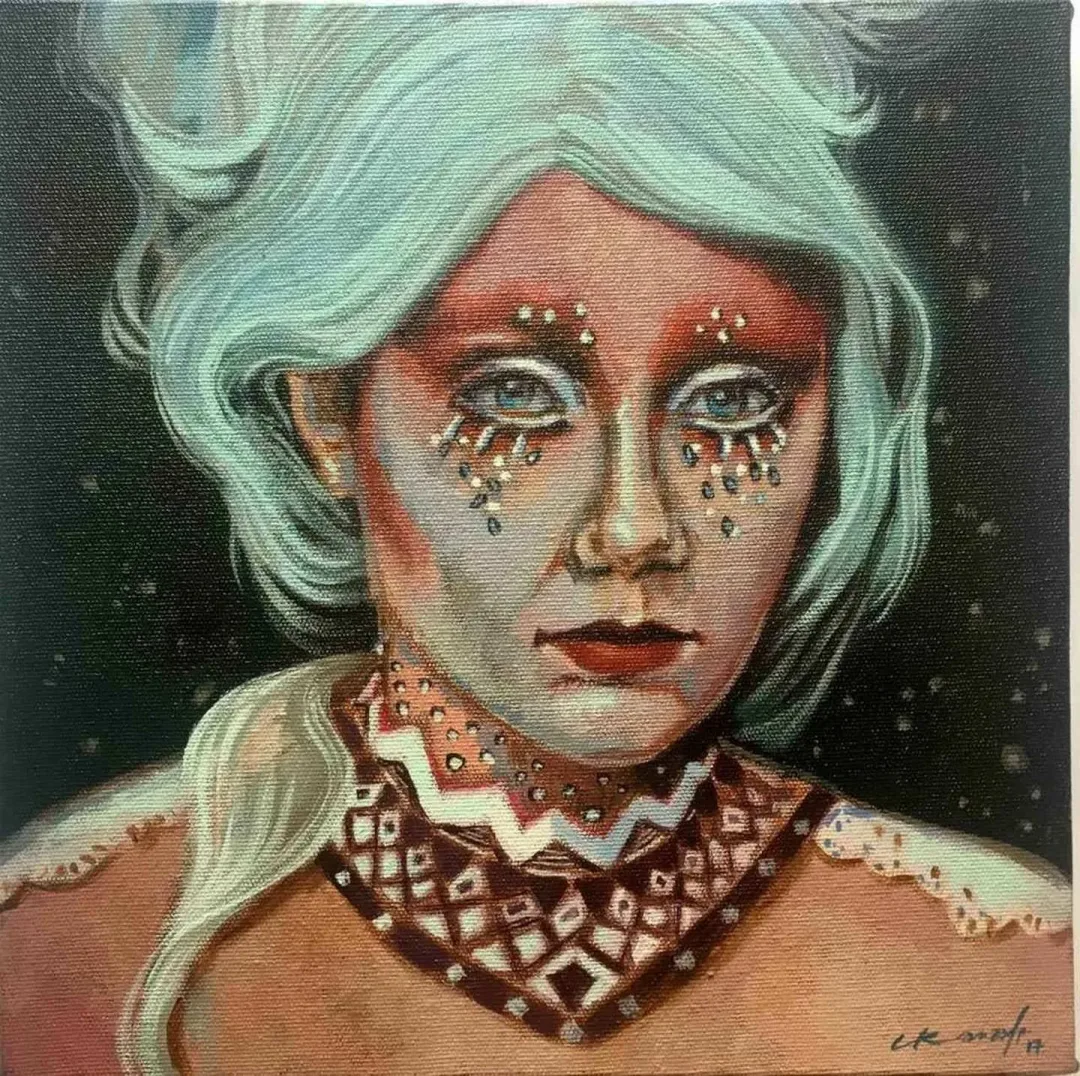 CENGİZHAN KONURALP — “isimsiz”, 2017 "isimsiz" eseri CENGİZHAN KONURALP tarafından 2017 yılında 25x25 cm ölçülerinde Tuval üzeri yağlı boya tekniği ile yapılmıştır.