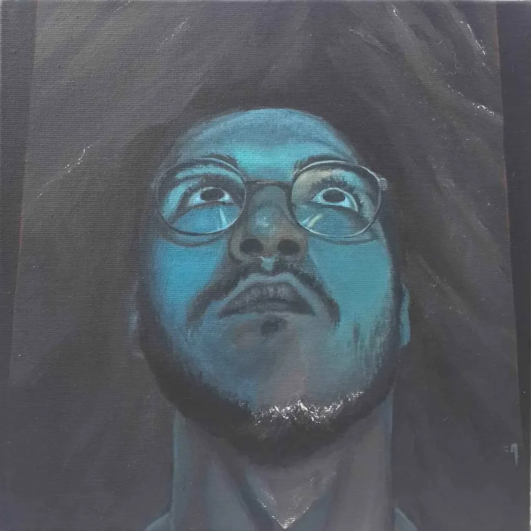 ÖMER FARUK AYKAN — “isimsiz”, 2017 "isimsiz" eseri ÖMER FARUK AYKAN tarafından 2017 yılında 25x25 cm ölçülerinde Tuval üzeri yağlı boya tekniği ile yapılmıştır.