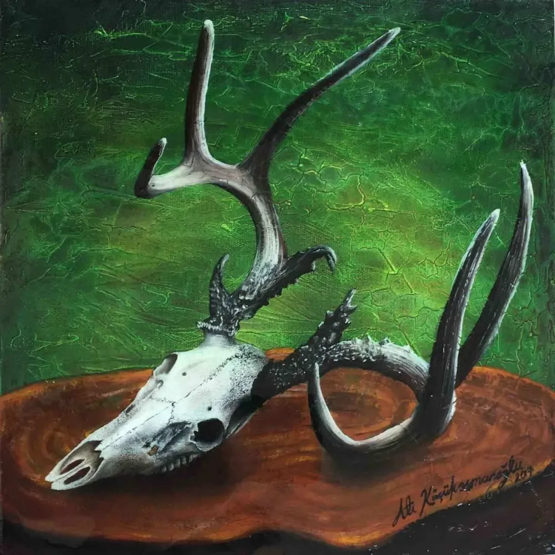 ALİ FATİH KÜÇÜKOSMANOĞLU — “isimsiz”, 2017 "isimsiz" eseri ALİ FATİH KÜÇÜKOSMANOĞLU tarafından 2017 yılında 25x25 cm ölçülerinde Tuval üzeri yağlı boya tekniği ile yapılmıştır.