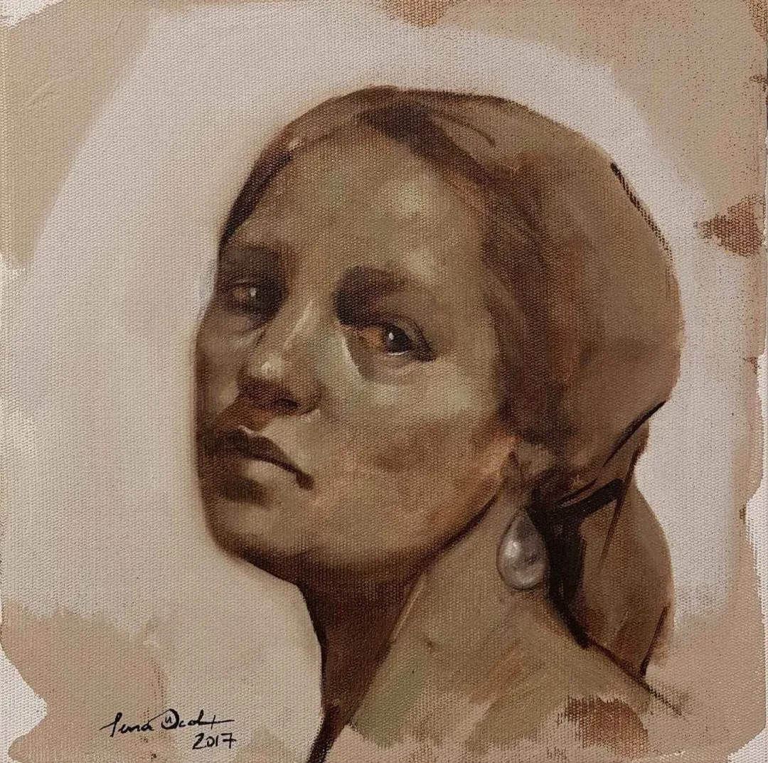 SEMA ÖCAL — “isimsiz”, 2017 "isimsiz" eseri SEMA ÖCAL tarafından 2017 yılında 25x25 cm ölçülerinde Tuval üzeri akrilik boya tekniği ile yapılmıştır.