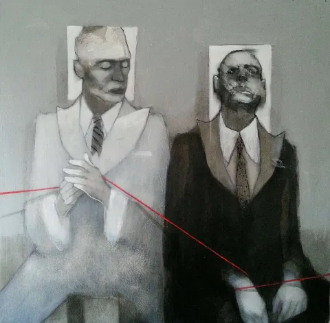 "Bir İnsan Yeter" eseri ERCAN AYÇİÇEK tarafından 2018 yılında 60x60 cm ölçülerinde Tuval üzeri akrilik boya tekniği ile yapılmıştır.